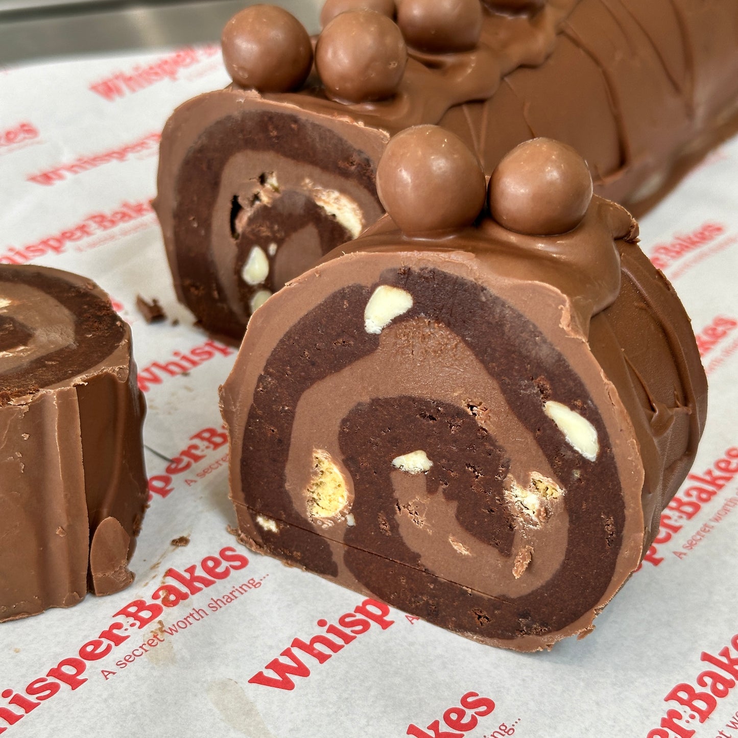 Malteser Brownie Roll