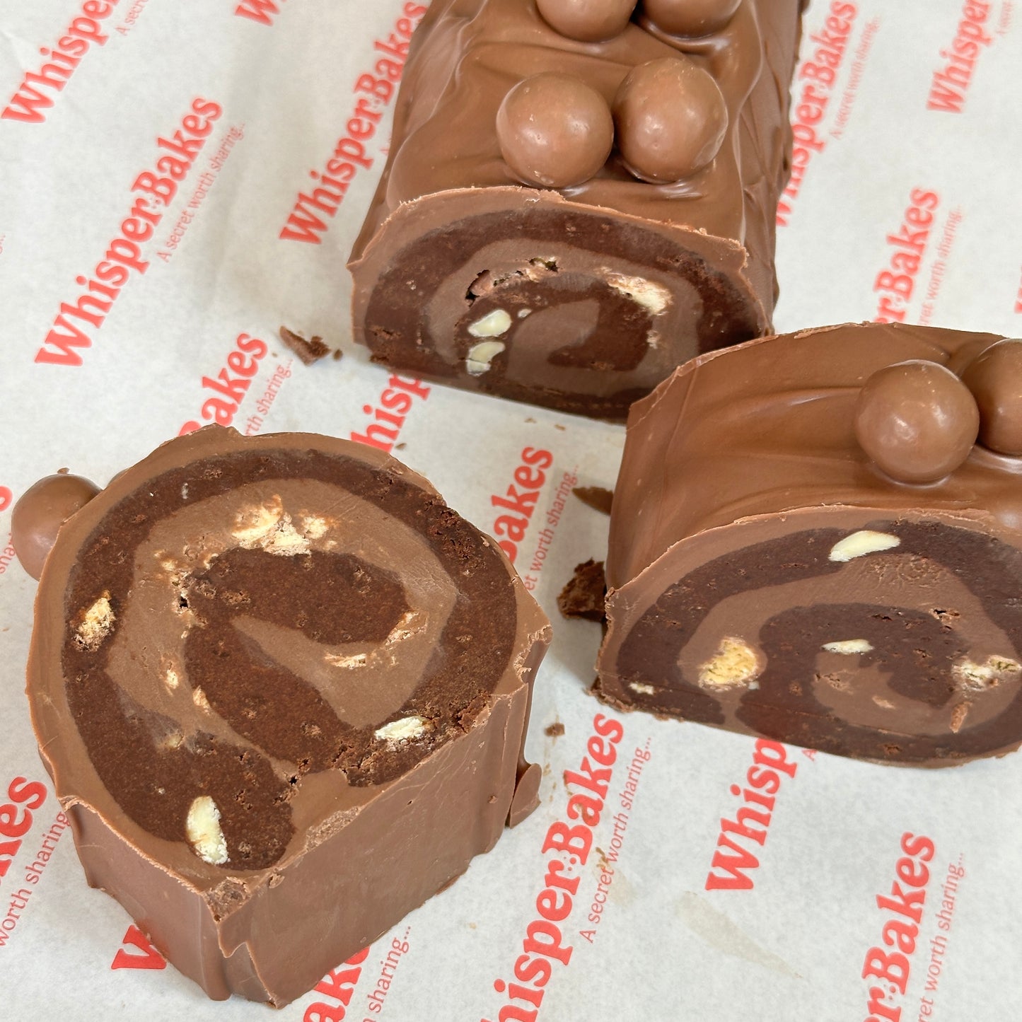 Malteser Brownie Roll