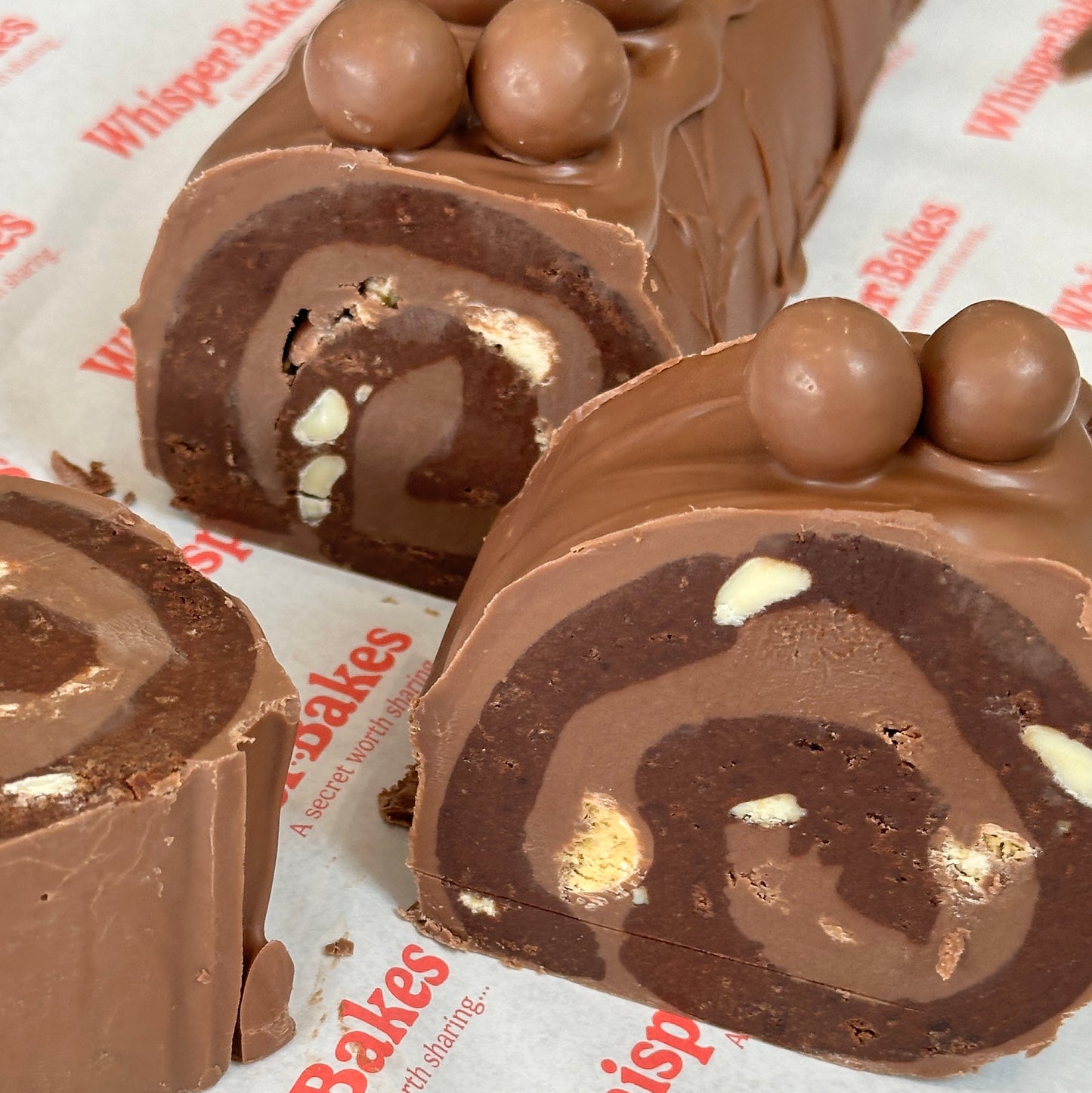 Malteser Brownie Roll