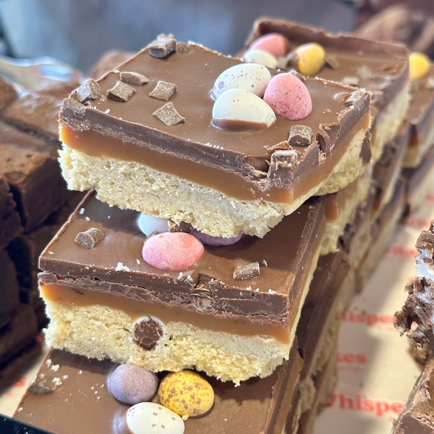 Mini Egg Millionaires Shortbread